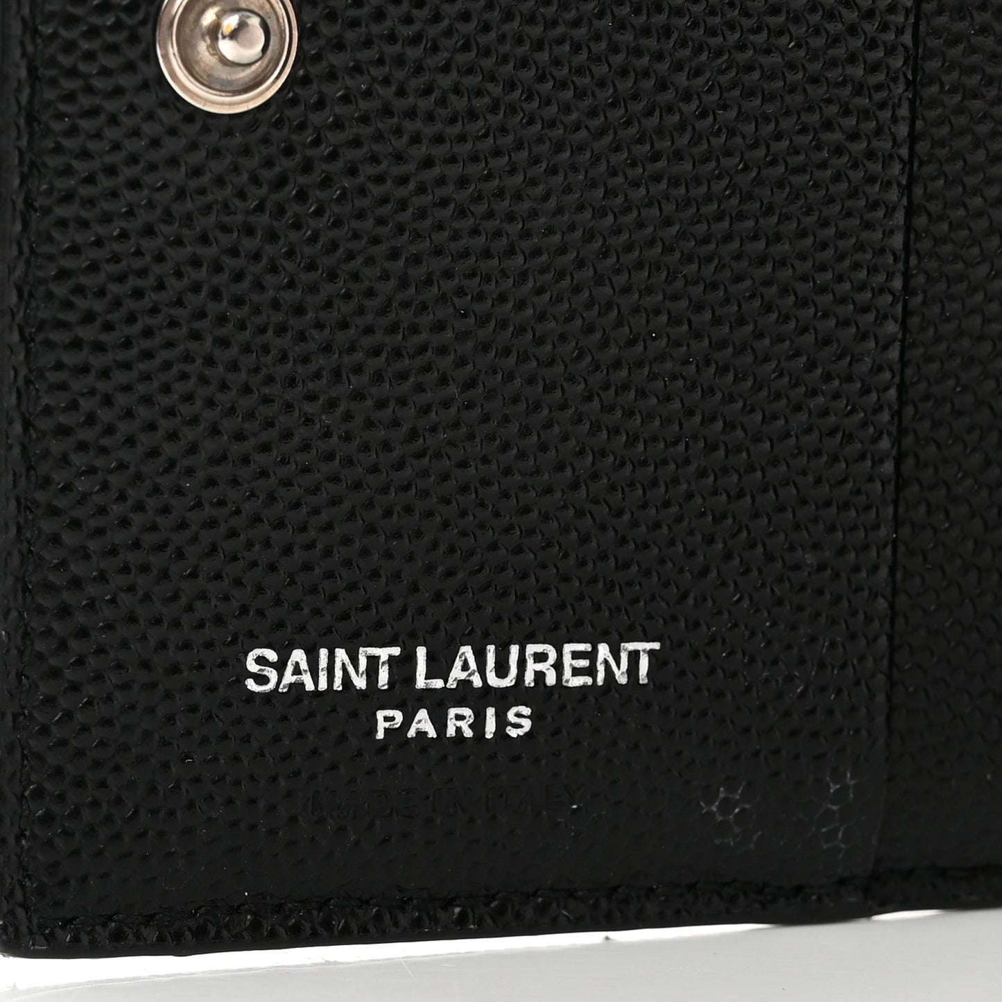 Grain De Poudre Matelasse Chevron Monogram Zipped Card Case Black
