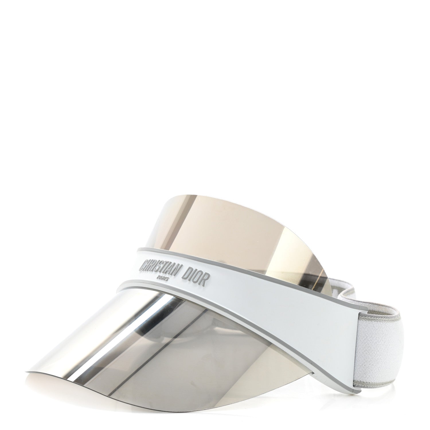 Christian Dior Mirrored DiorClub1 Sun Visor Grey 1 of 11