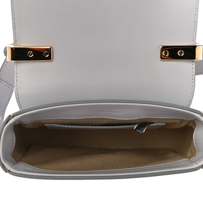 Chloe Shiny Calfskin Suede Mini C Double Carry Cloudy Blue 4 of 9