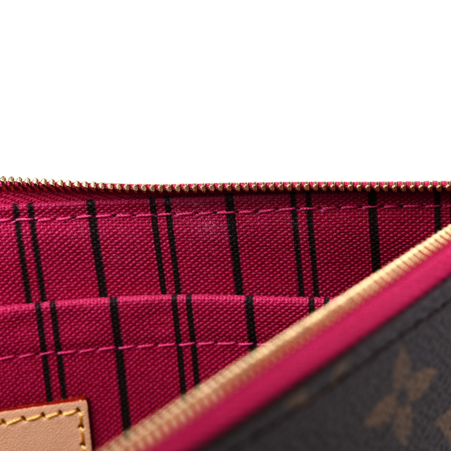 Monogram Neverfull MM GM Pochette Pivoine