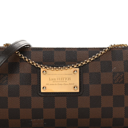 Louis Vuitton Damier Ebene Eva Clutch 9 of 15