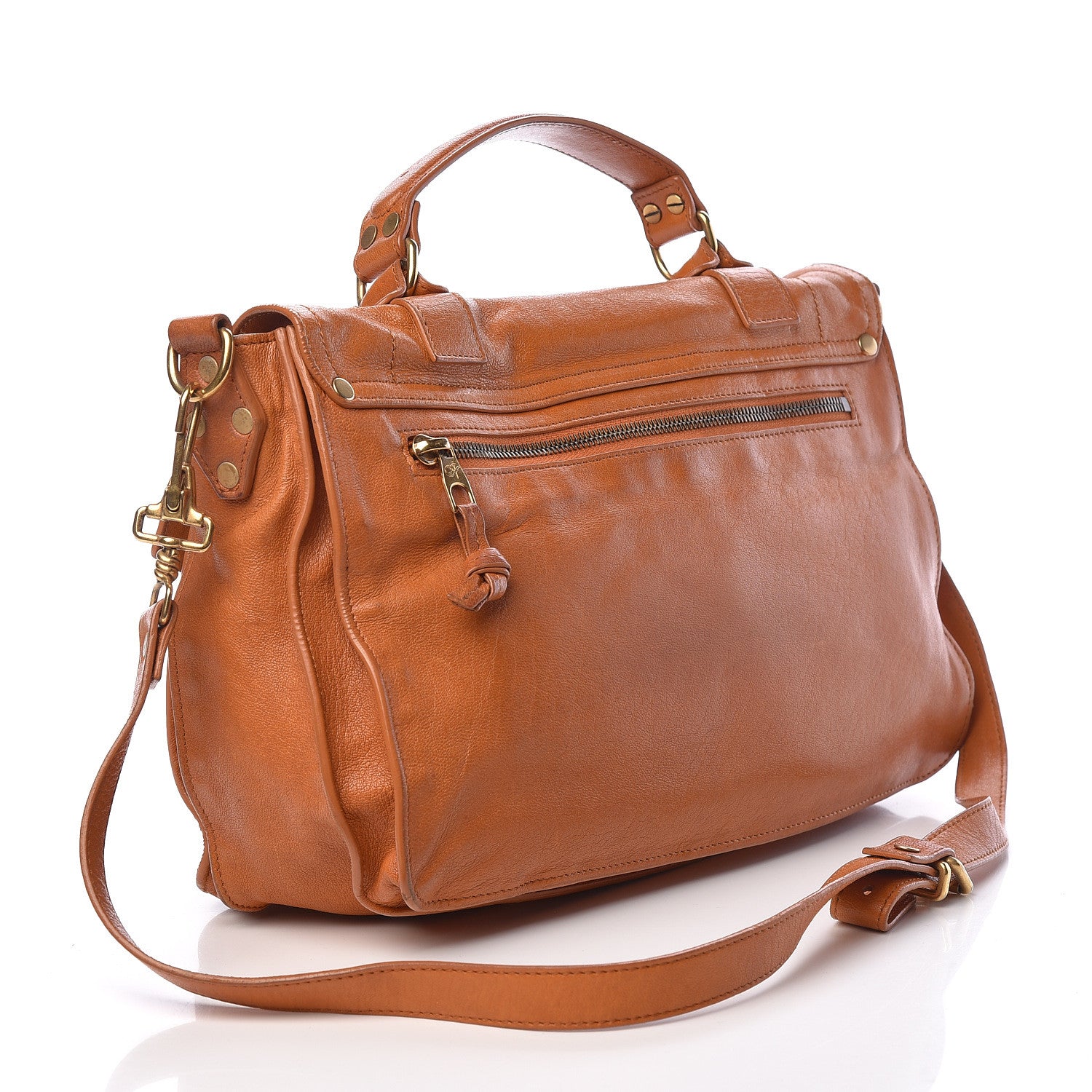 Proenza Schouler Lambskin Medium PS1 Satchel Saffron 3 of 22