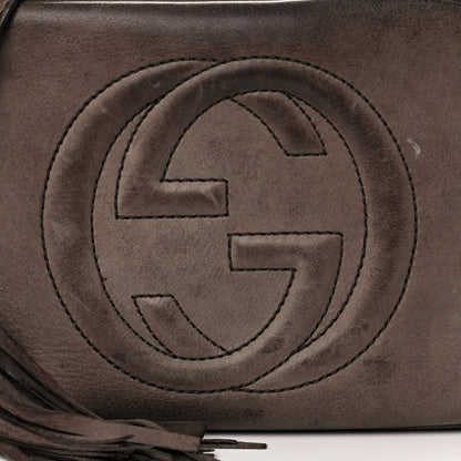 Gucci Vitello Range Small Soho Disco Bag Grey Field 9 of 15