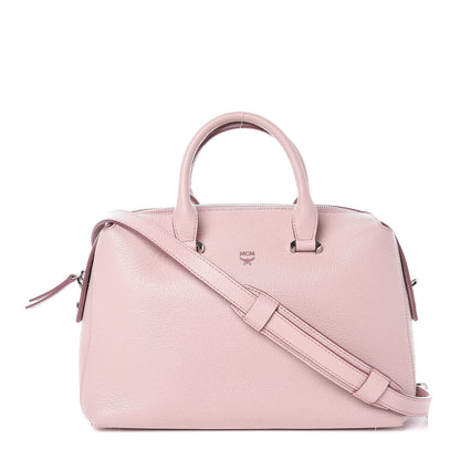 MCM Grained Calfskin Medium Ella Boston Pale Mauve 1 of 13
