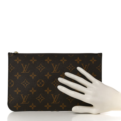 Louis Vuitton Monogram Neverfull MM GM Pochette 2 of 9