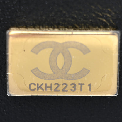 Chanel Lambskin Quilted Mini Square Flap Black 6 of 16