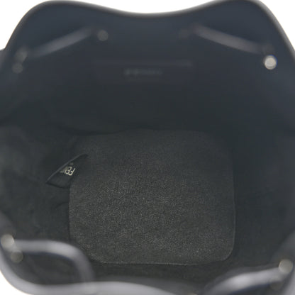 Fendi Vitello King F is Fendi Logo Embossed Mini Mon Tresor Bucket Bag Black 5 of 10