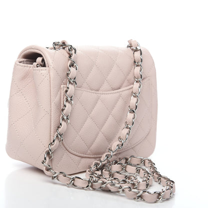 Chanel Caviar Quilted Mini Square Flap Pink 2 of 10
