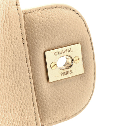 Chanel Caviar Quilted Jumbo Single Flap Beige Clair 7 of 12
