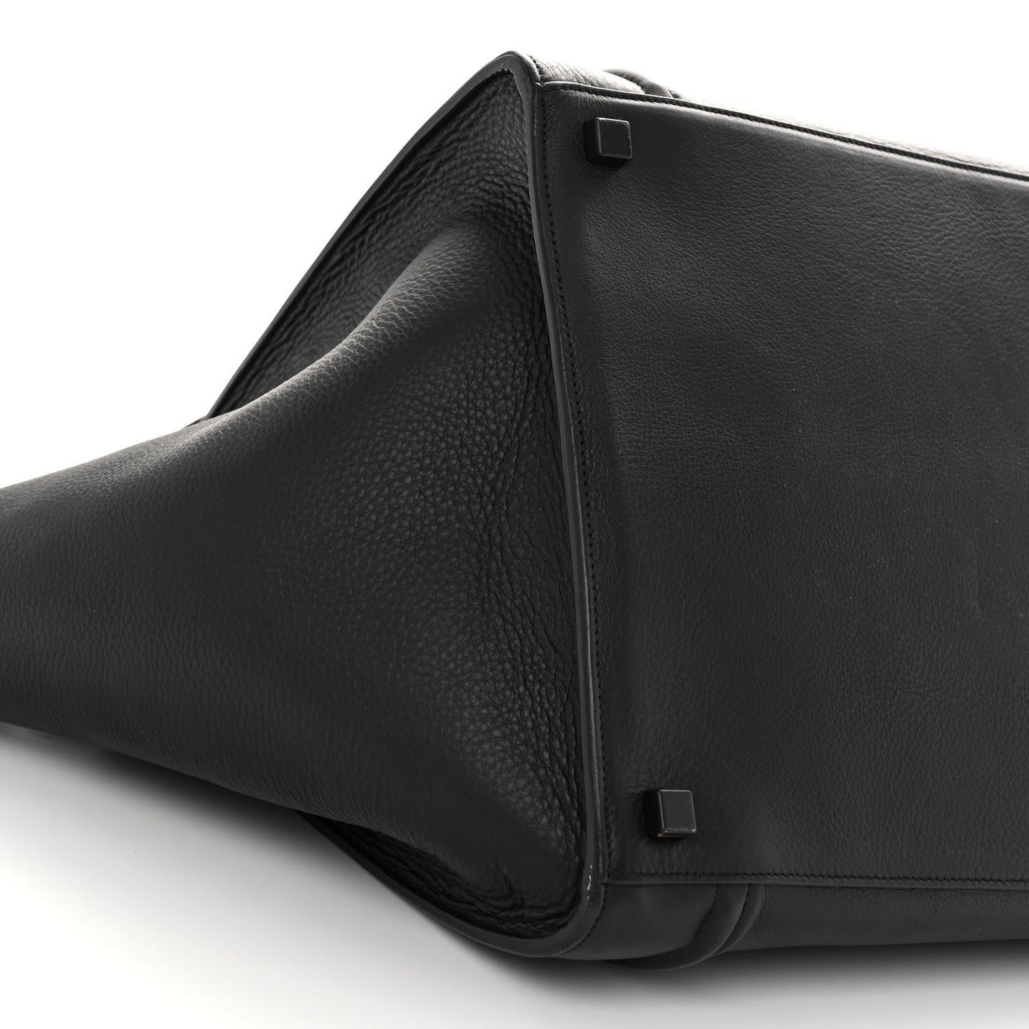Supple Calfskin Medium Phantom Luggage Black