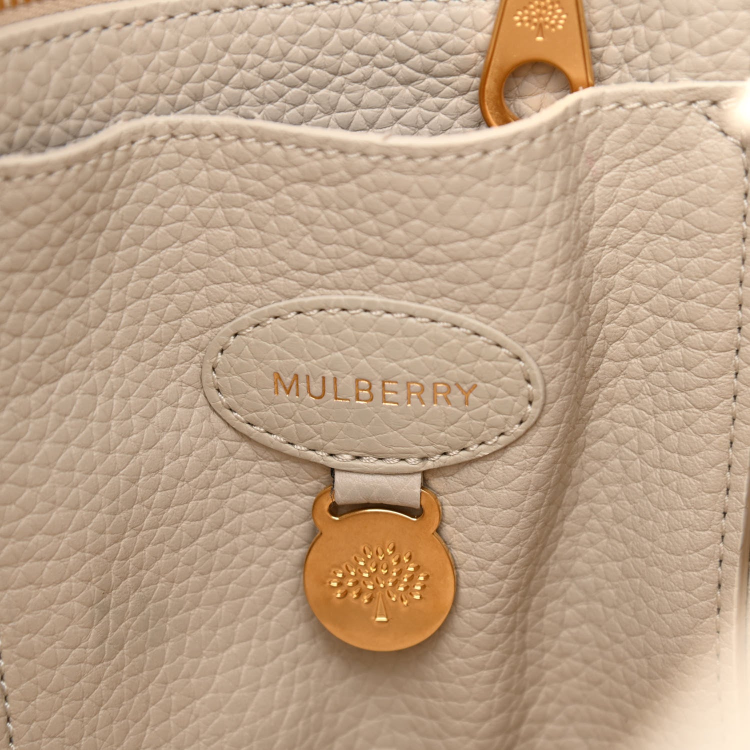 Mulberry Heavy Grain Bayswater Chalk 10 of 14