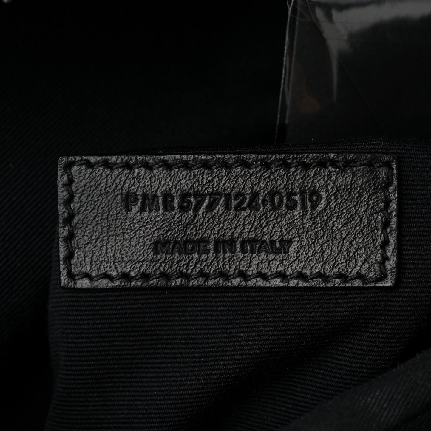 Crinkled Calfskin Matelasse Monogram Niki Body Bag Black
