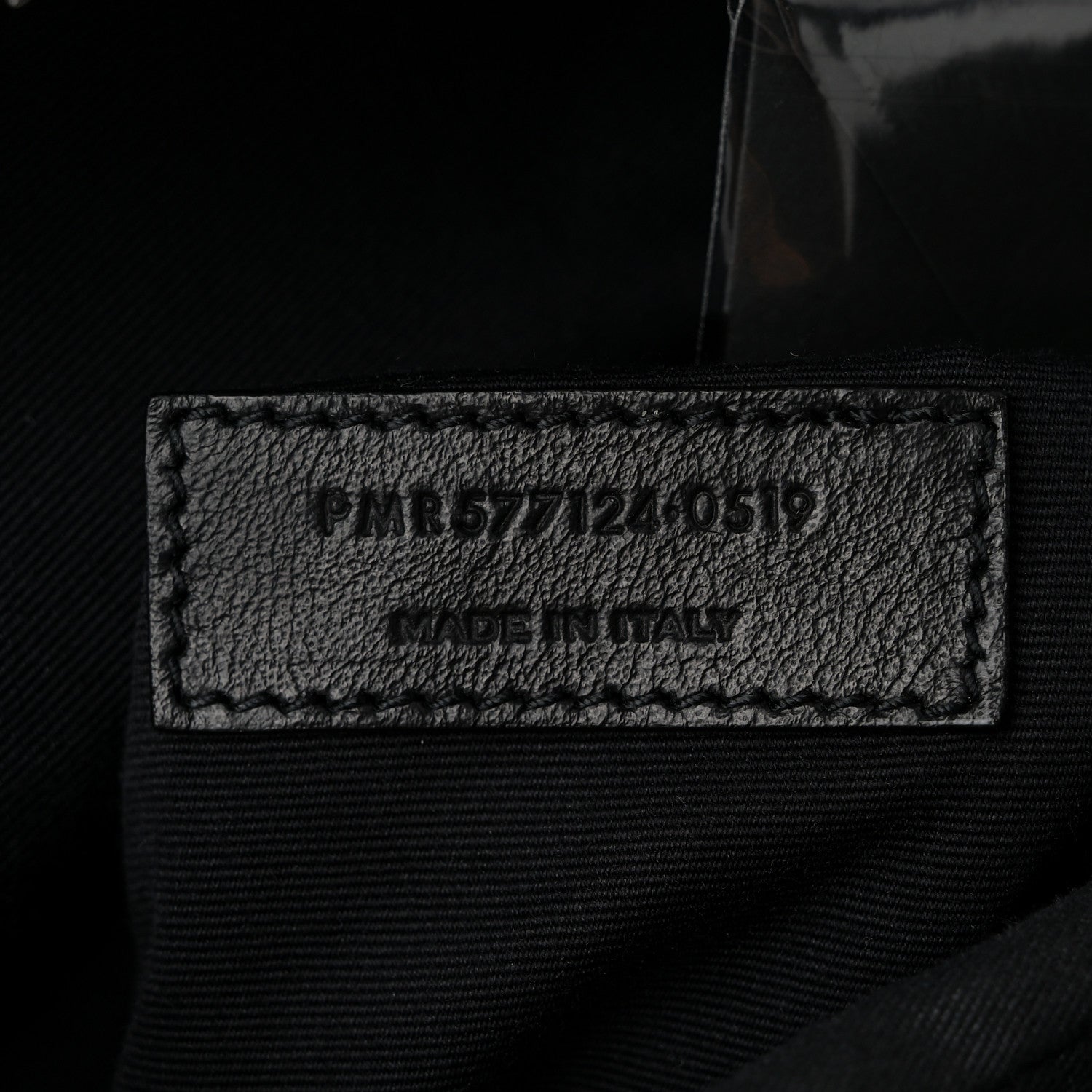 Saint Laurent Crinkled Calfskin Matelasse Monogram Niki Body Bag Black 7 of 11
