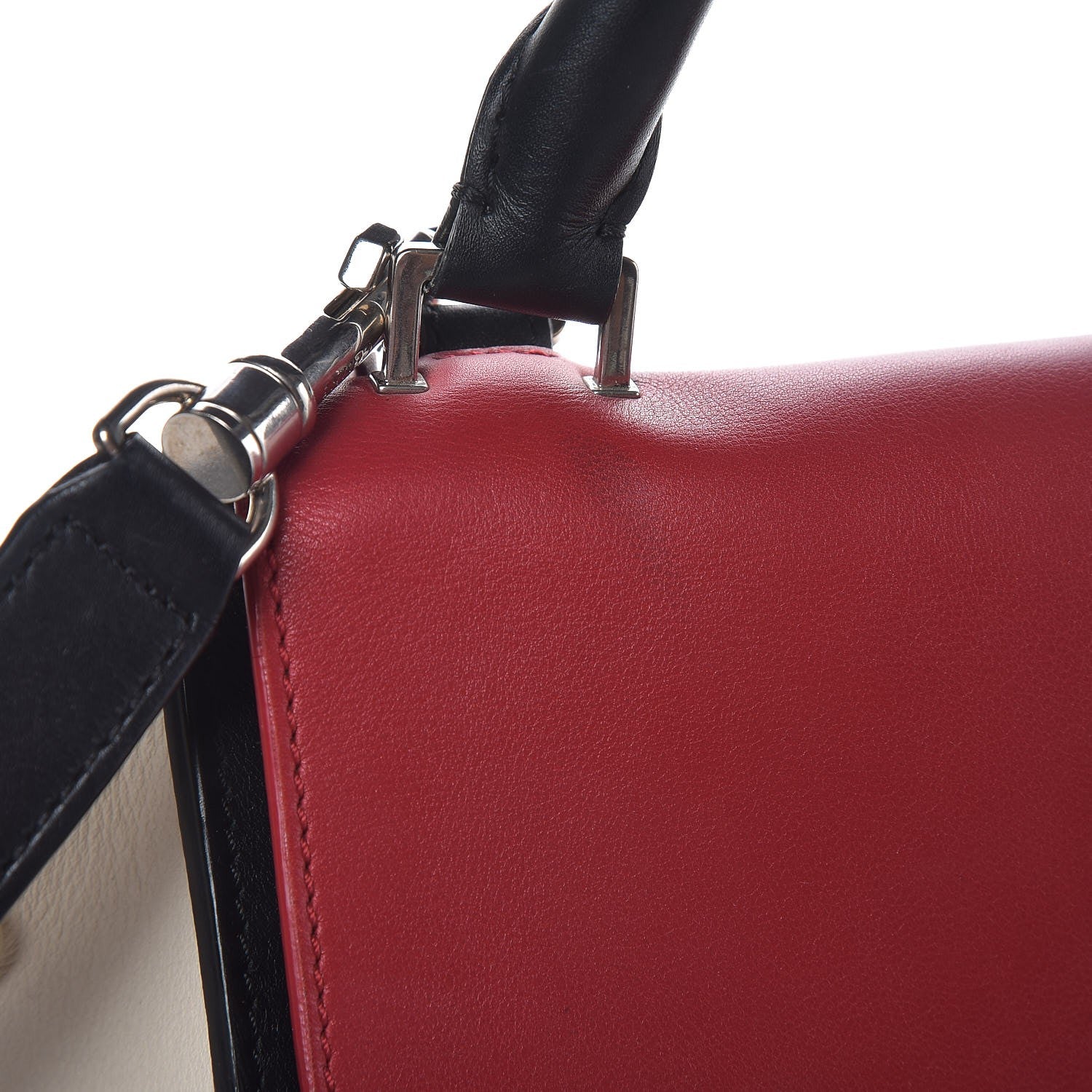 Celine Smooth Calfskin Medium Tri-color Trapeze 9 of 10