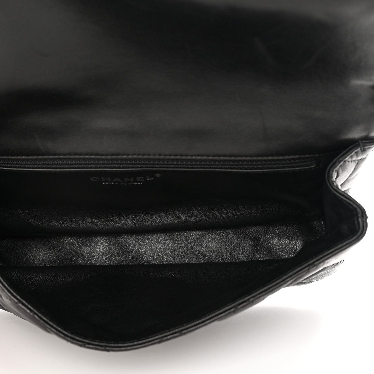 Chanel Lambskin Quilted Large Roll 2.55 Reissue Clutch Black 5 of 13
