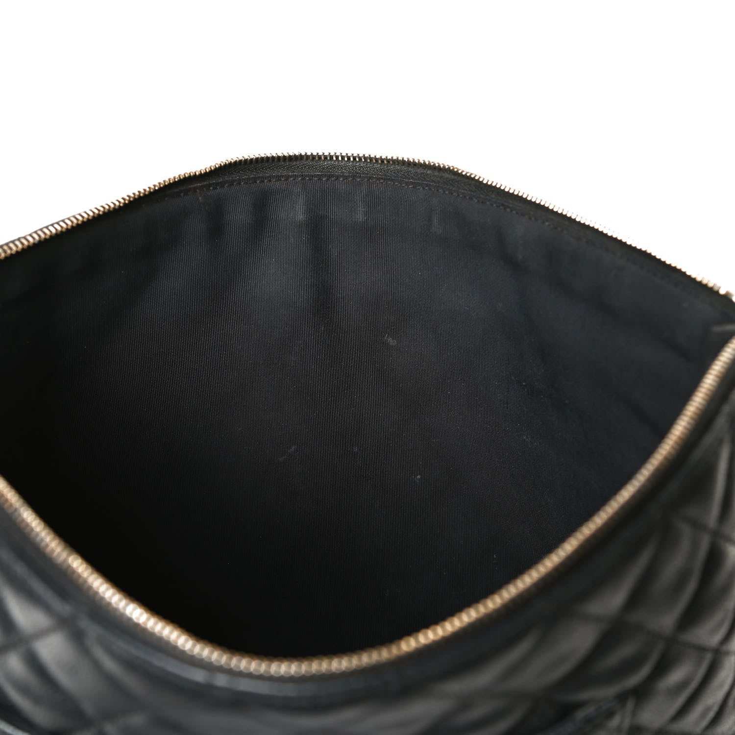 Chanel Caviar Quilted Large Cosmetic Case Black 12 of 14