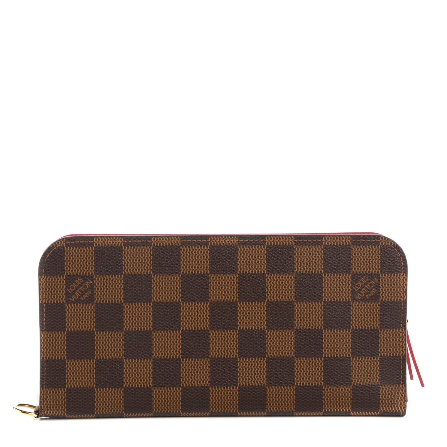 Damier Ebene Insolite Wallet Red