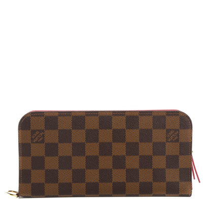 Louis Vuitton Damier Ebene Insolite Wallet Red 1 of 7