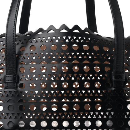 Alaia Lux Calfskin Vienne Large Mina Tote Black 8 of 12