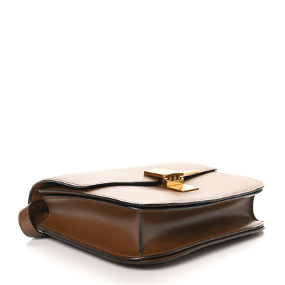 Celine Box Calfskin Medium Classic Box Flap Bag Taupe 4 of 9