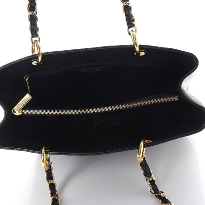 Chanel Caviar Quilted Grand Shopping Tote GST Black 5 of 15