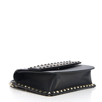 Valentino Garavani Vitello Rockstud Side Slip Crossbody Black 3 of 8