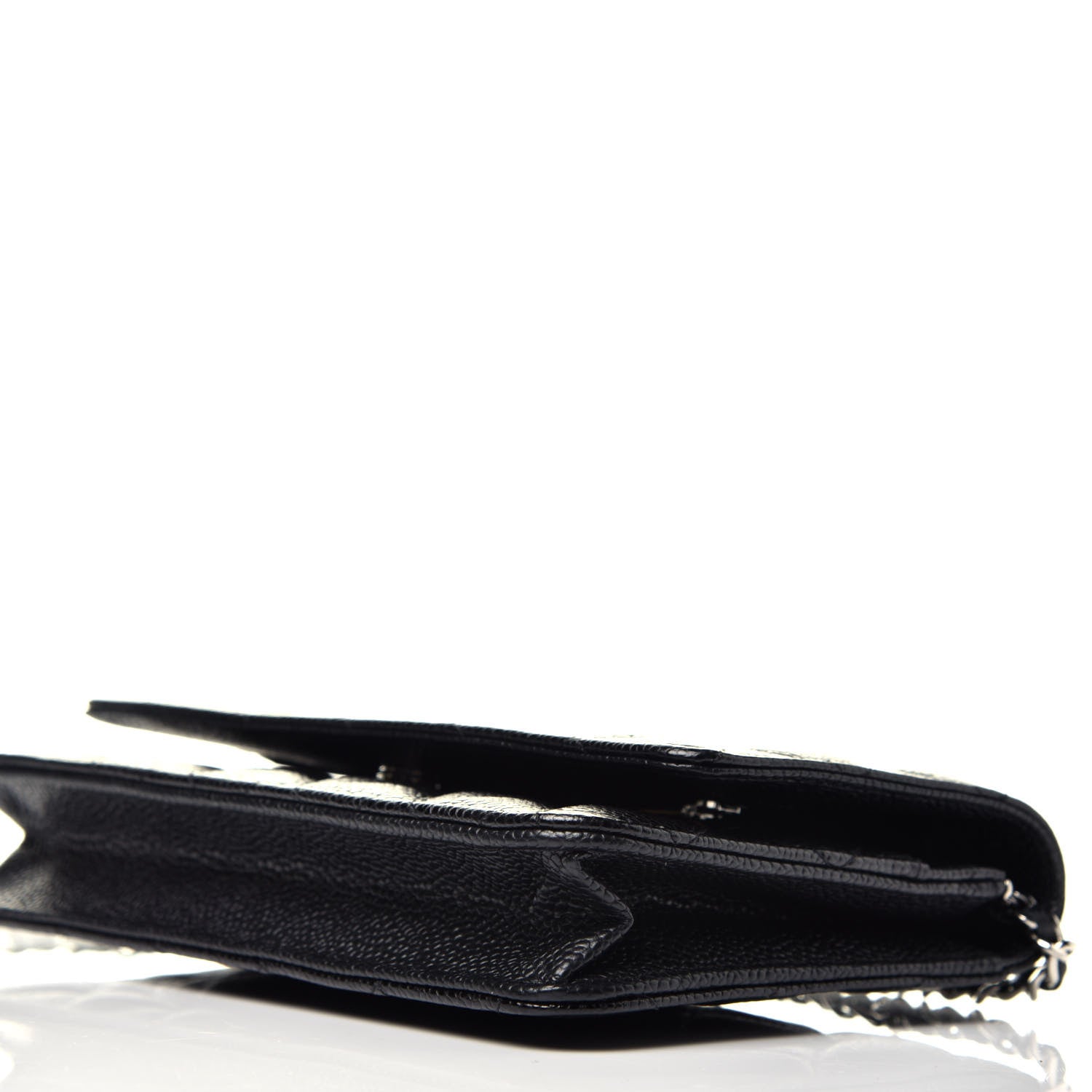 Chanel Caviar Quilted Wallet On Chain WOC Black 9 of 9