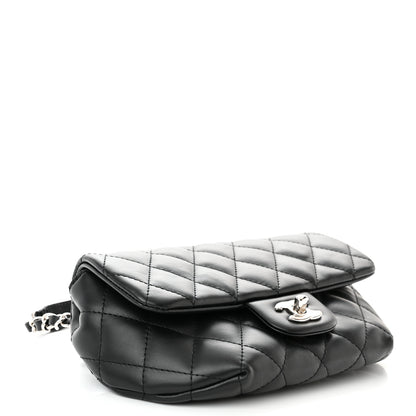 Chanel Calfskin Quilted CC Uniform Flap Belt Bag Black 4 of 11