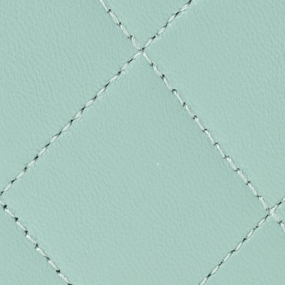 Chanel Lambskin Quilted Medium In The Loop Handle Flap Bag Light Blue 8 of 11