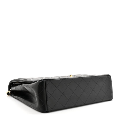 Chanel Lambskin Quilted Maxi Double Flap Black 4 of 13