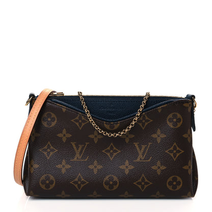 Louis Vuitton Monogram Pallas Clutch Blue Marine 1 of 10