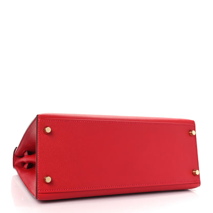 Hermes Epsom Kelly Sellier 28 Rouge Casaque 4 of 9