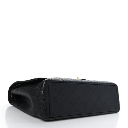 Chanel Caviar Quilted Maxi Double Flap Black 3 of 8