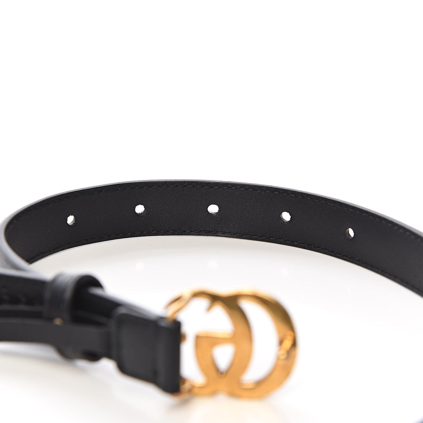 Calfskin Double G 20mm Belt 70 28 Black