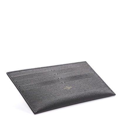 Louis Vuitton Calfskin Felicie Chain Wallet Card Holder Insert Black 4 of 6