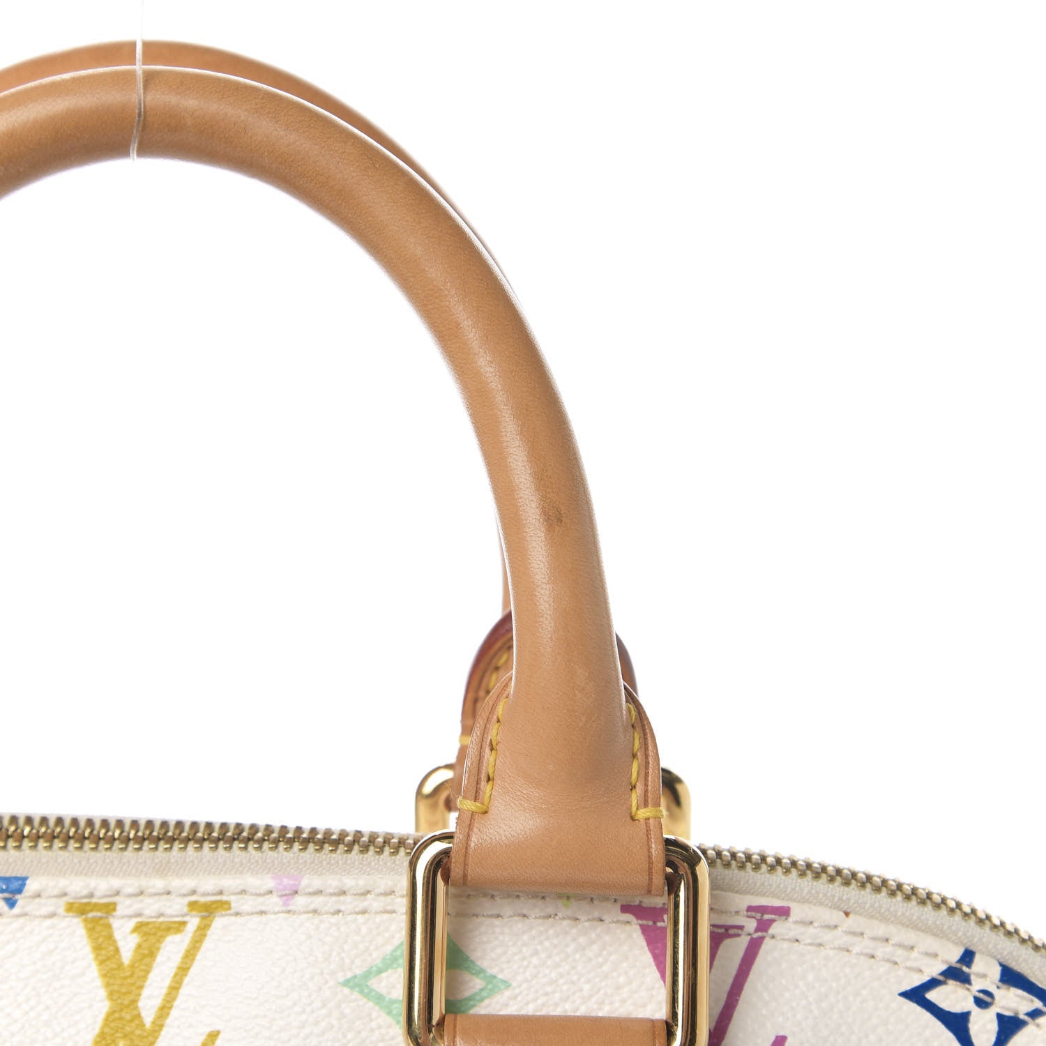 Louis Vuitton Monogram Multicolor Alma White 10 of 18