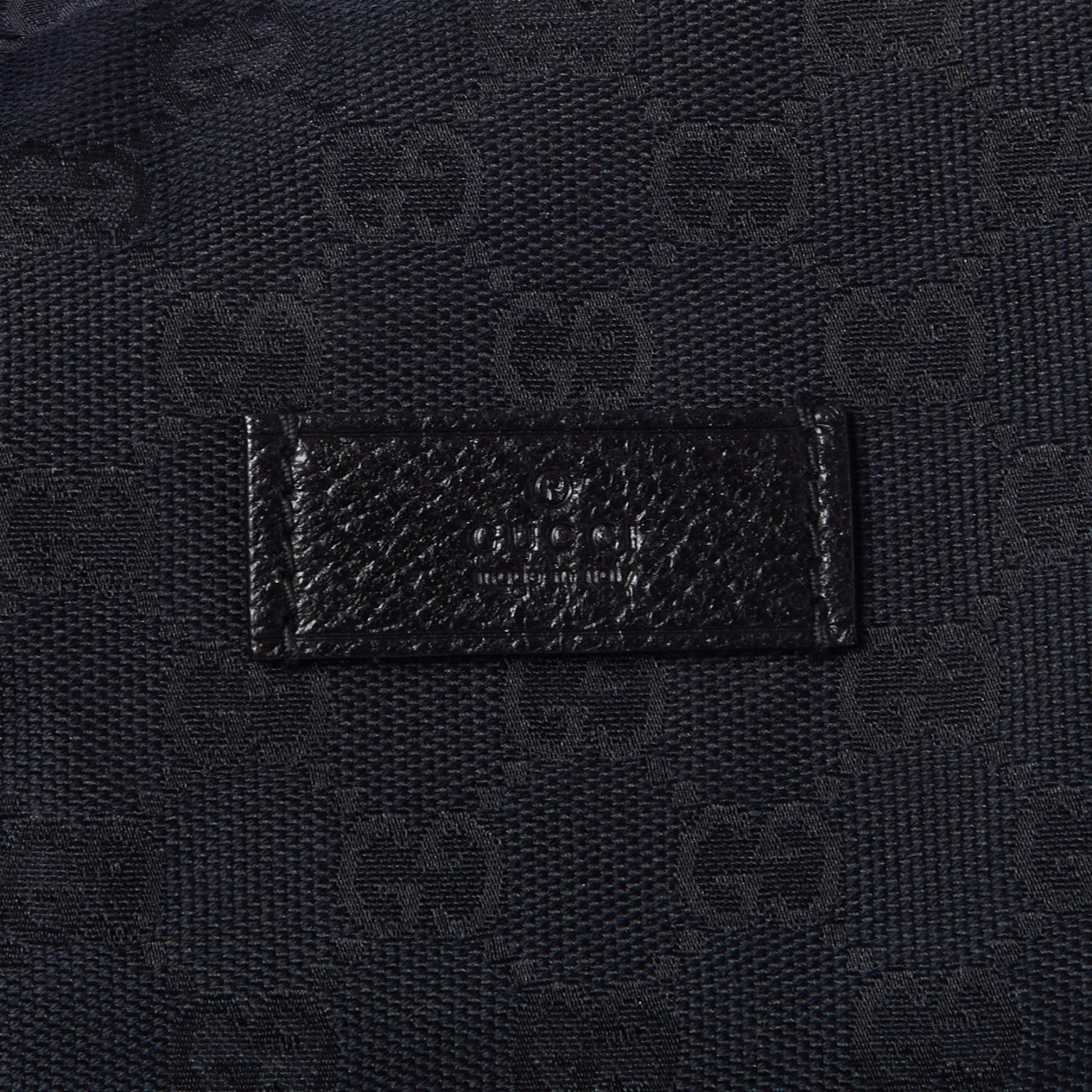 Gucci GG Monogram Web Large Collapsible Carry On Duffle Bag Black 6 of 8