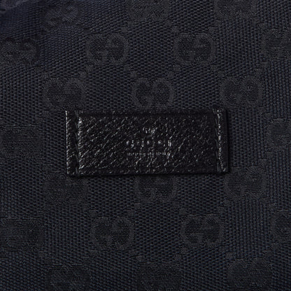 Gucci GG Monogram Web Large Collapsible Carry On Duffle Bag Black 6 of 8