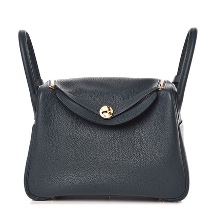 Hermes Taurillon Clemence Lindy 30 Vert Cypress 1 of 10