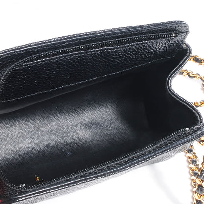 Chanel Caviar CC Shoulder Bag Black 5 of 7