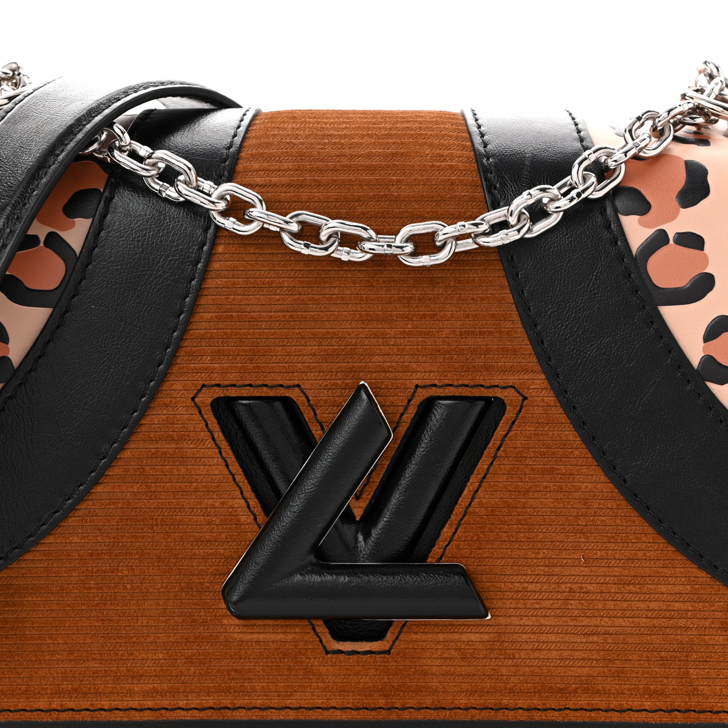 Calfskin Monogram Wild at Heart Twist Shoulder Bag MM