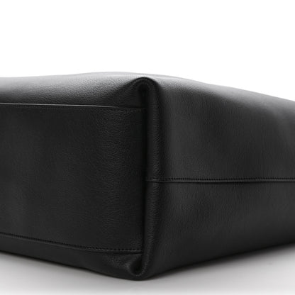 Saint Laurent Calfskin Bold Shopping Tote Black 8 of 8