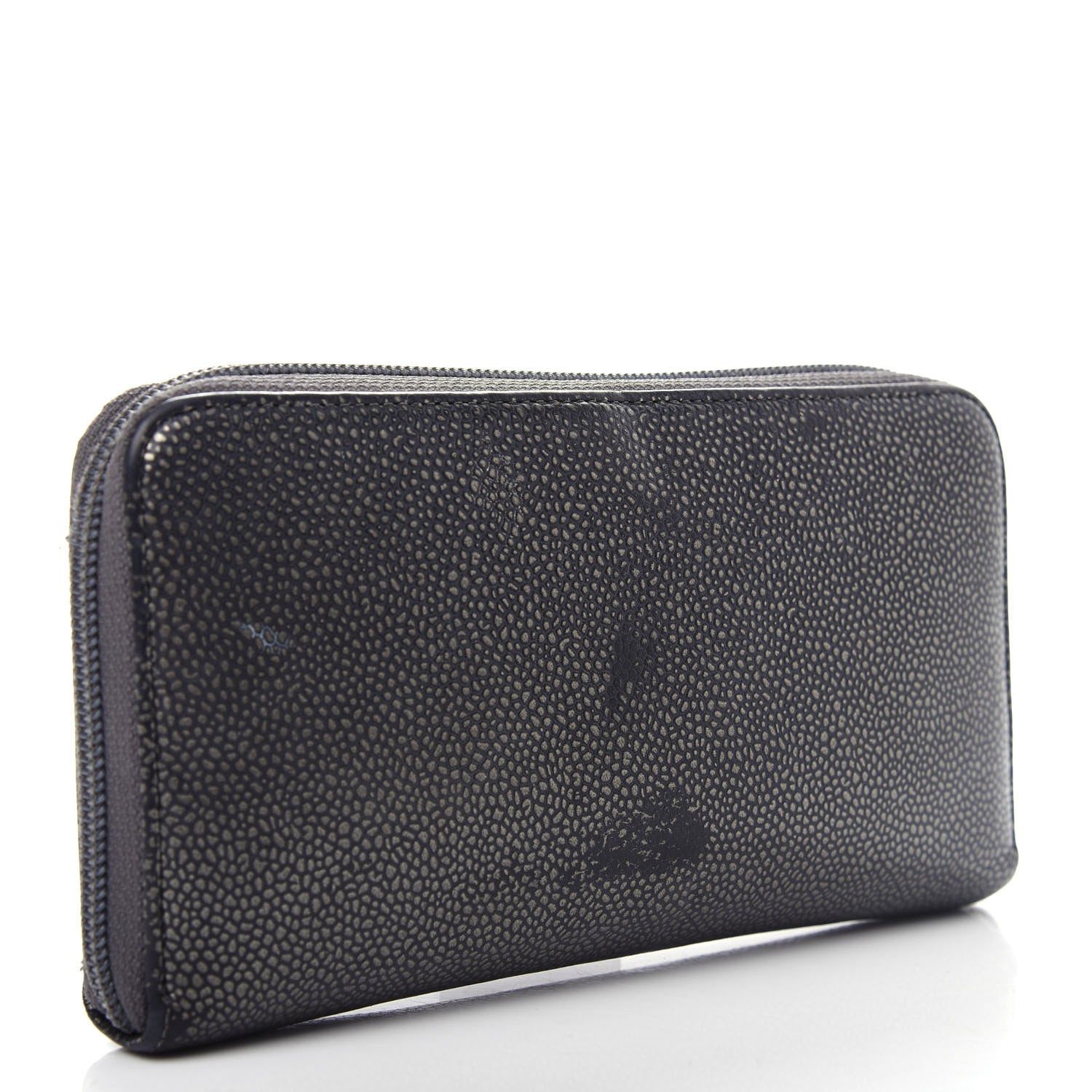 Chanel Metallic Calfskin Large Timeless CC Zip Around Wallet Argent Fonce 3 of 11