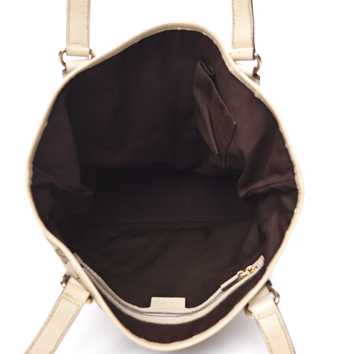 Gucci Monogram Charmy Tote White 4 of 12