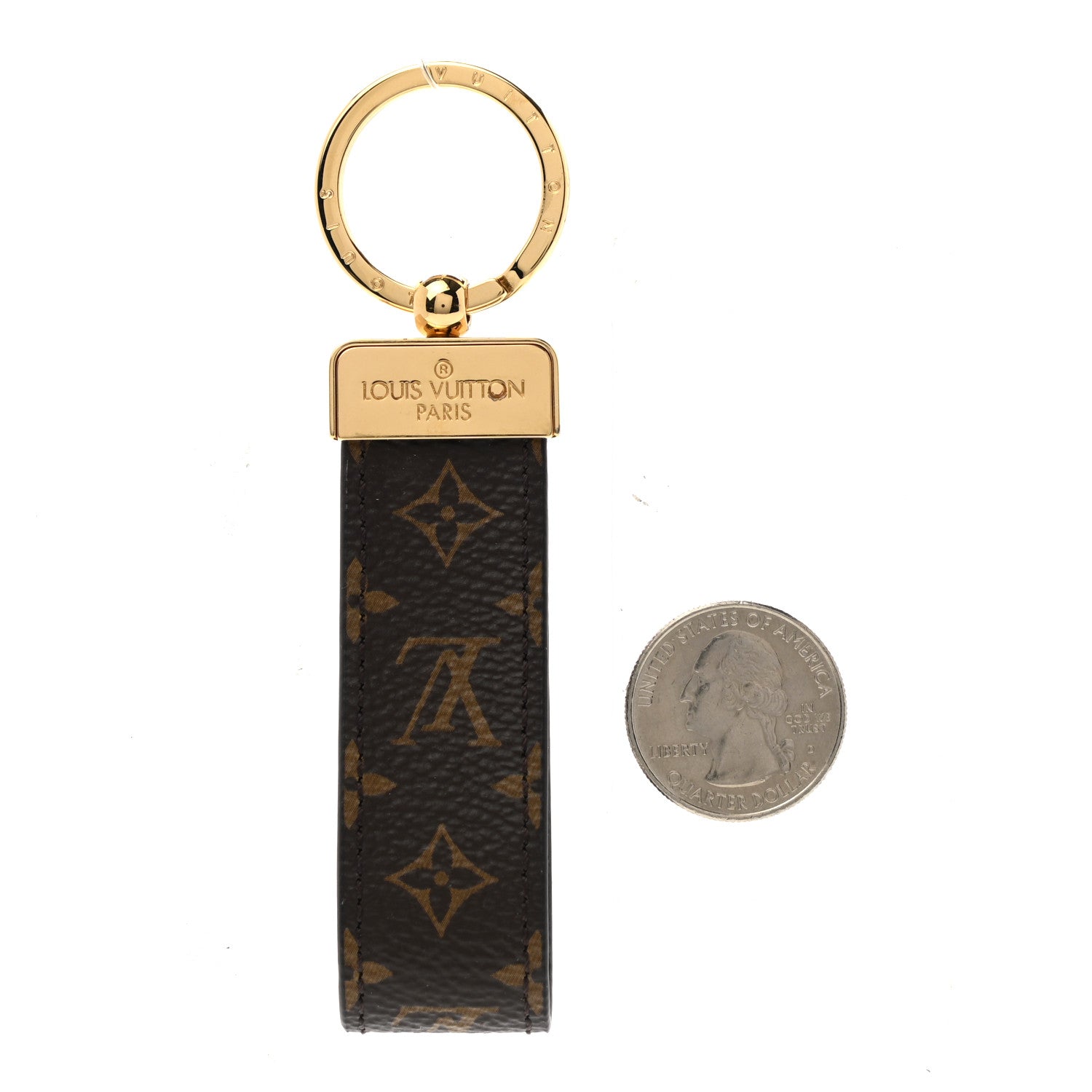 Louis Vuitton Monogram Dragonne Key Holder 2 of 3