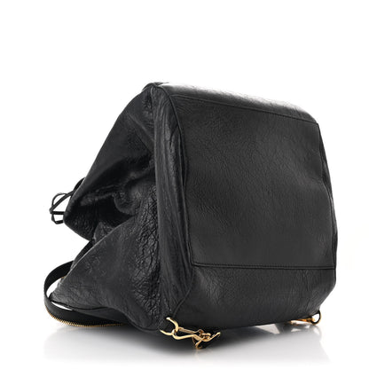 Balenciaga Agneau Giant 12 Gold Hardware Zip Traveler Backpack Black 5 of 11