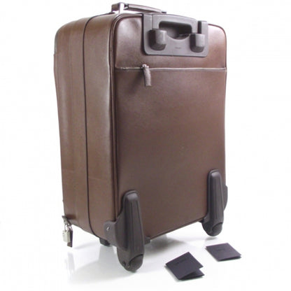 Prada Saffiano Rolling Suitcase Brown 3 of 11