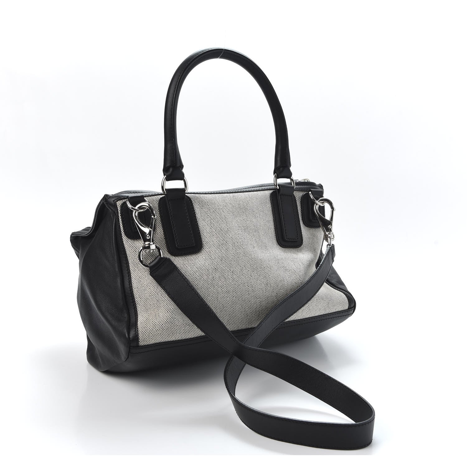 Givenchy Calfskin Canvas Medium Pandora Black 2 of 9