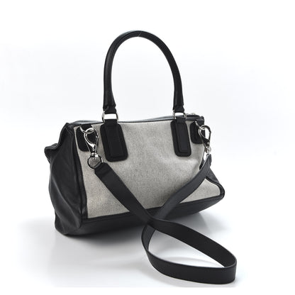 Givenchy Calfskin Canvas Medium Pandora Black 2 of 9