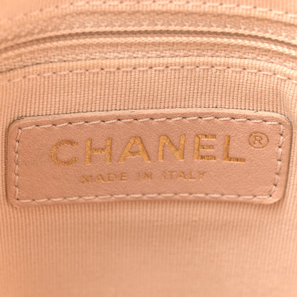 Chanel Calfskin Quilted Drawstring Bucket Bag White 6 of 15
